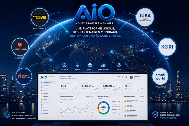 AiO relié à son réseau de partenaires à travers le monde